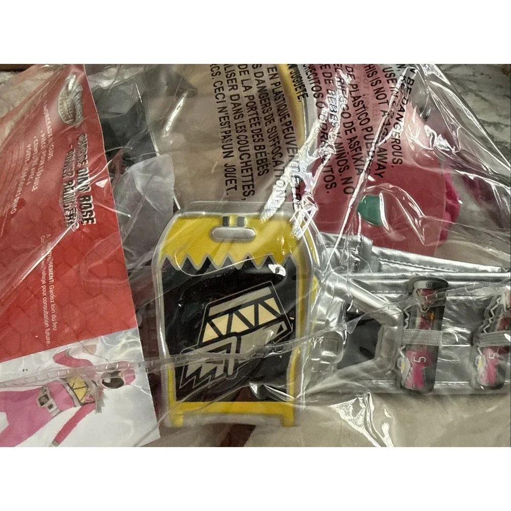 Power Rangers Dino Charge Pink Ranger Deluxe Child Costume Size M 7-8 NEW